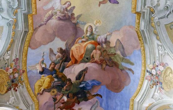 St. Anne's Church Vienna - Ceiling fresco by Daniel Gran (CC BY 2.5 - Alberto Fernandez Fernandez)
