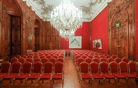 Red Salon at Palais Schonborn