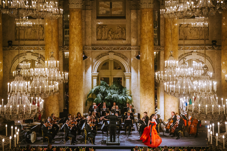 Das Wiener Hofburg Orchester im Zeremoniensaal der Hofburg Wien