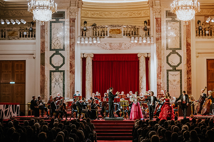 Christmas concert 2018 by the Vienna Hofburg-Orchestra at the Hofburg (Imperial Palace)Vienna