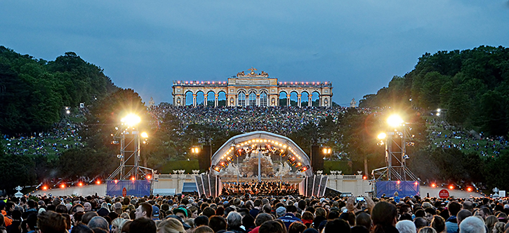 summer night´s concert of Vienna Philharmonics