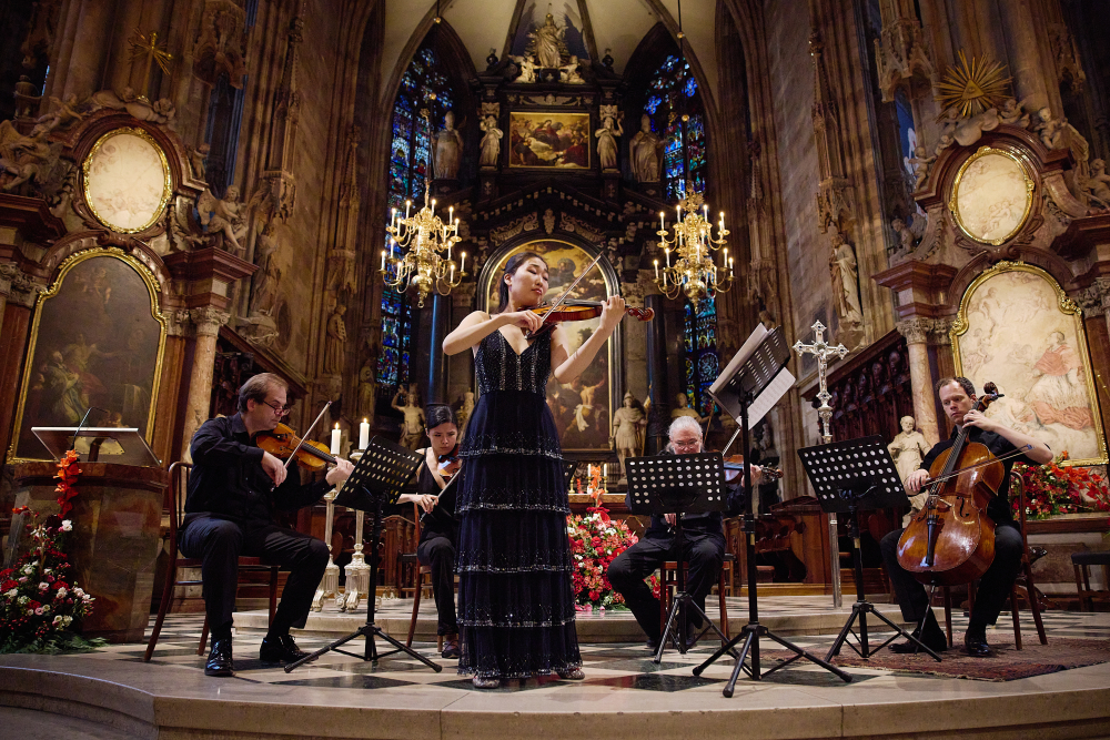 Ein blick über das Orchester