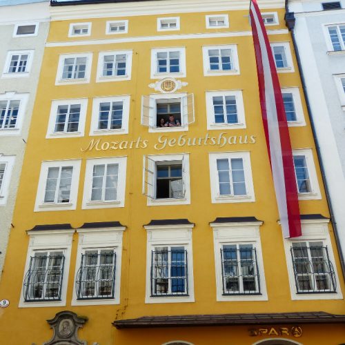 Das Geburtshaus von Mozart in Salzburg